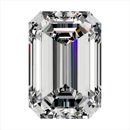 0.6 carat H-VS1 Natūralus Emerald Deimantas (1)