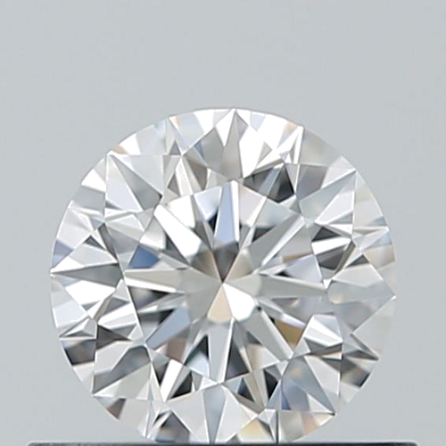 0.53 carat D-VVS2 Excellent cut Natūralus Round Deimantas (1)