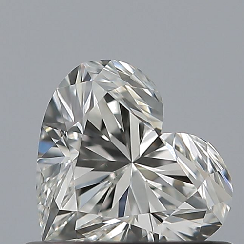 0.52 carat G-VVS2 Natūralus Heart Deimantas (1)