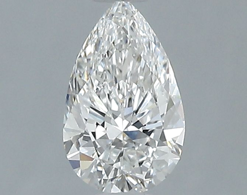 0.53 carat F-VS1 Natūralus Pear Deimantas (1)