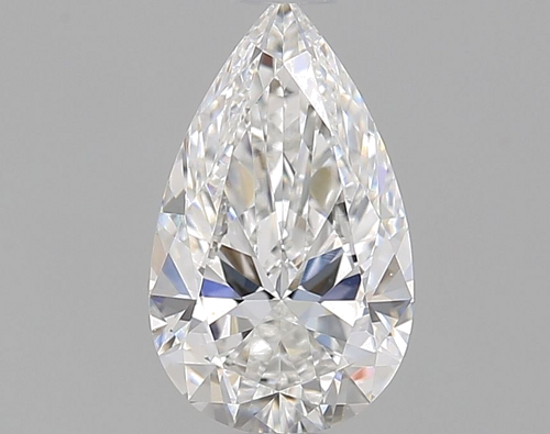 0.6 carat E-VS1 Natūralus Pear Deimantas (1)