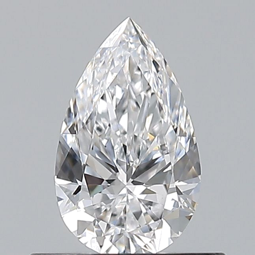 0.5 carat D-VS1 Natūralus Pear Deimantas (1)