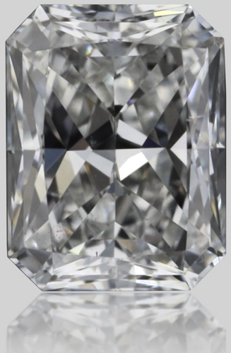 0.33 carat F-SI1 Natūralus Radiant Deimantas (1)