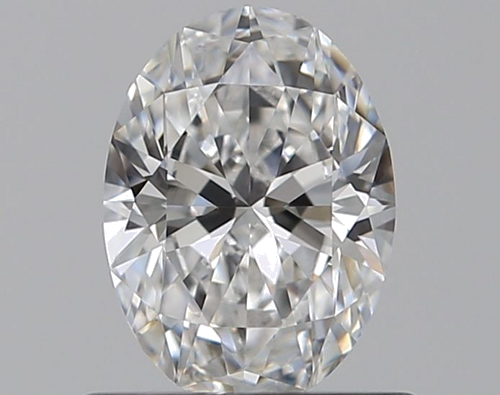 0.55 carat D-VVS2 Natūralus Oval Deimantas (1)