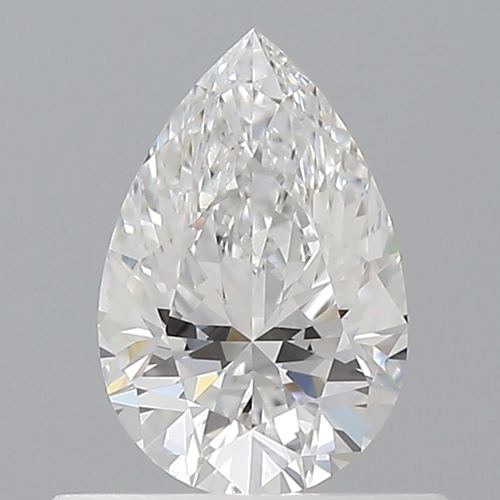0.51 carat E-VVS1 Natūralus Pear Deimantas (1)
