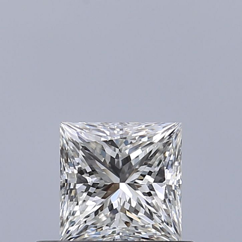 0.52 carat G-VVS2 Natūralus Princess Deimantas (1)