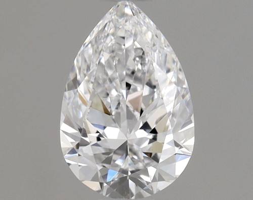 0.5 carat D-VVS2 Natūralus Pear Deimantas (1)