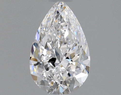 0.6 carat D-VVS1 Natūralus Pear Deimantas (1)