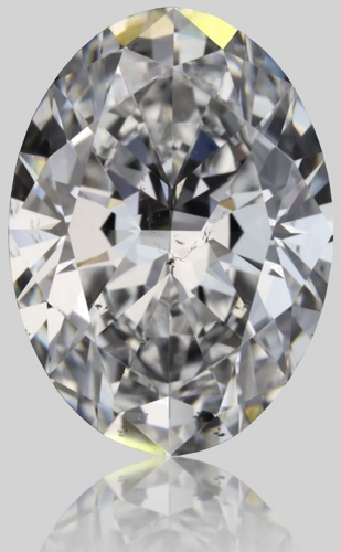 1.21 carat D-SI1 Natūralus Oval Deimantas (1)