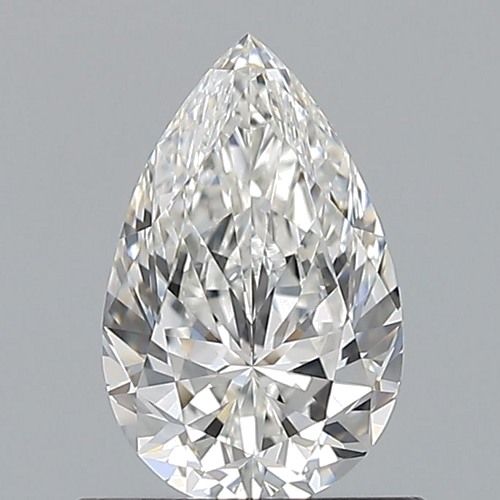 0.74 carat F-VVS1 Natūralus Pear Deimantas (1)