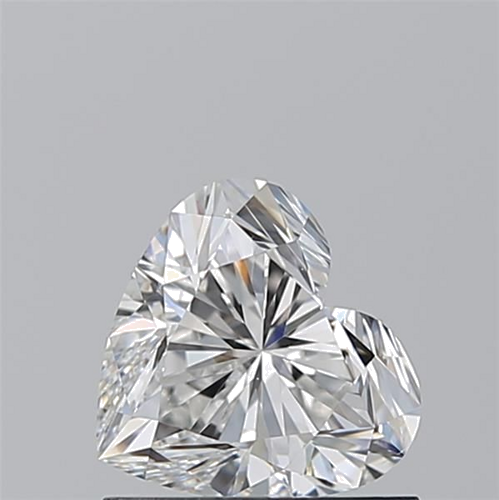 0.91 carat F-VS2 Natūralus Heart Deimantas (1)