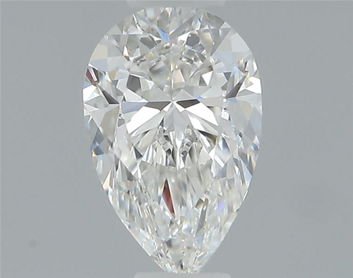 0.38 carat F-VS1 Natūralus Pear Deimantas (1)