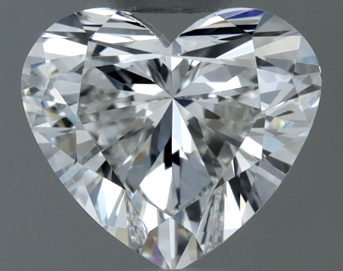 0.7 carat G-VS2 Natūralus Heart Deimantas (1)