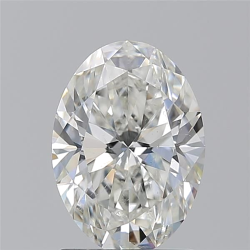 1.71 carat I-SI2 Natūralus Oval Deimantas (1)