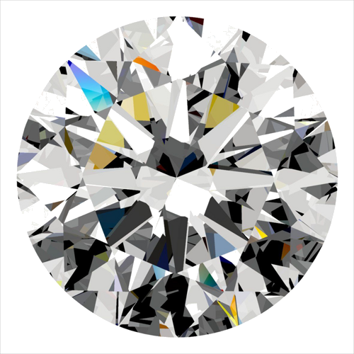 0.3 carat J-VS2 Excellent cut Natūralus Round Deimantas (1)