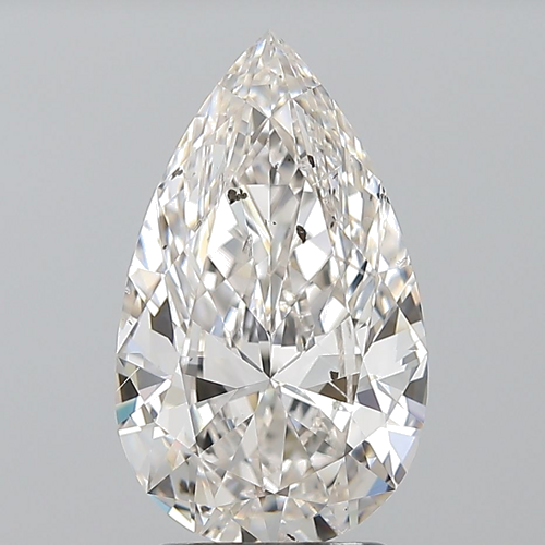 2.51 carat I-SI2 Natūralus Pear Deimantas (1)
