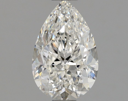 0.9 carat F-VS2 Natūralus Pear Deimantas (1)