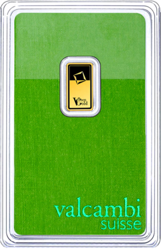 1 гр. Инвестиционно златно кюлче Valcambi Green Gold (2)