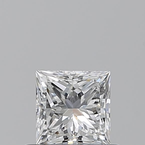 0.6 carat E-VS2 Natūralus Princess Deimantas (1)