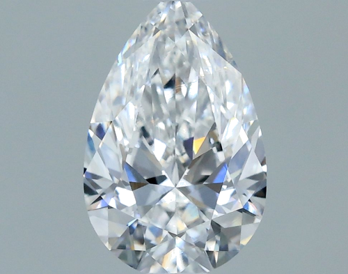 0.54 carat D-VS2 Natūralus Pear Deimantas (1)