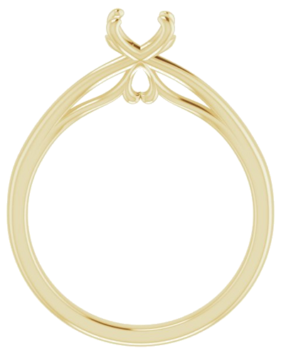 Sužadėtuvių Žiedas „Solitaire“ 14k yellow gold Round 5.8mm (2)