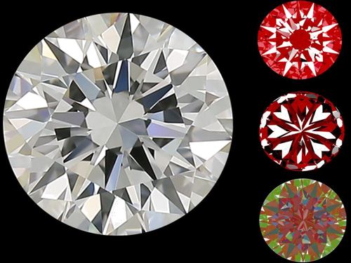 0.7 carat I-VVS2 Excellent cut Natūralus Round Deimantas (1)