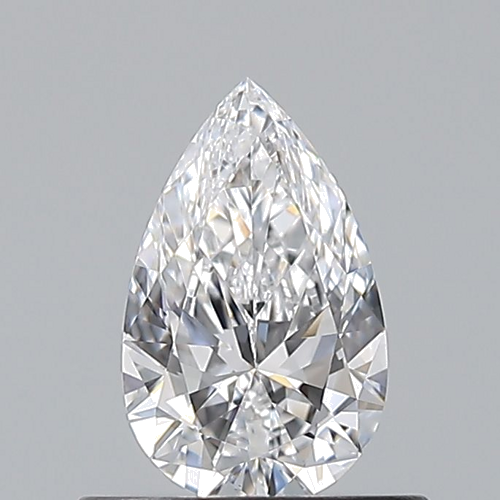 0.5 carat D-VS1 Natūralus Pear Deimantas (1)