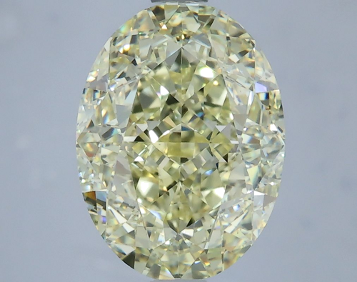 3.27 carat Fancy Light Yellow-VS1 Natūralus Oval Deimantas (1)