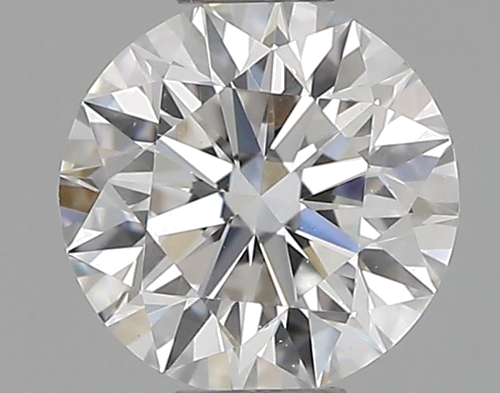 0.42 carat F-VVS2 Excellent cut Natūralus Round Deimantas (1)