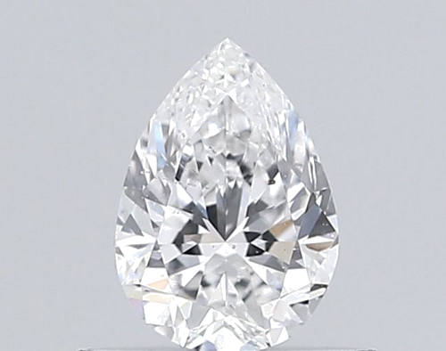 0.45 carat E-SI2 Natūralus Pear Deimantas (1)