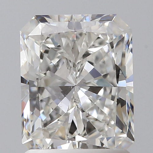 1.71 carat F-SI2 Natūralus Radiant Deimantas (1)