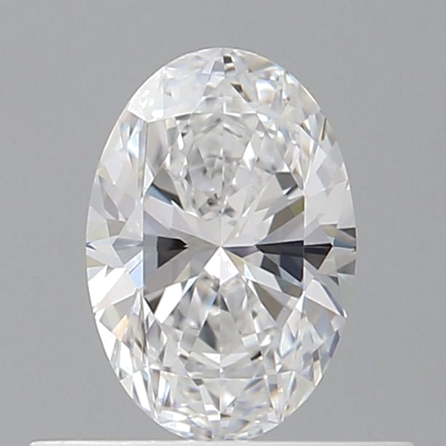 0.44 carat D-VVS1 Natūralus Oval Deimantas (1)