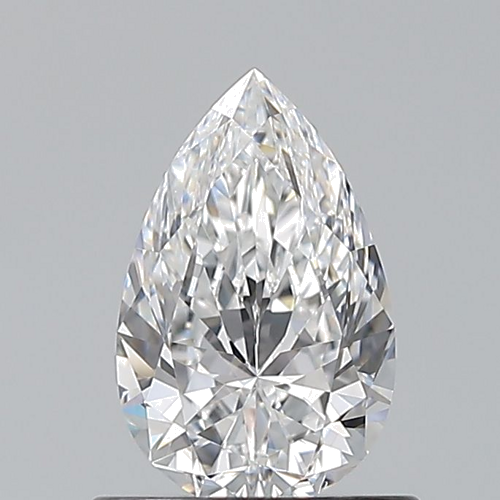 0.7 carat D-VS2 Natūralus Pear Deimantas (1)