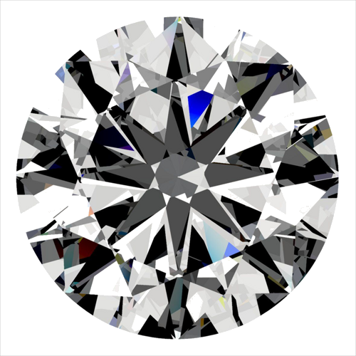 0.3 carat E-VVS2 GD cut Natūralus Round Deimantas (1)