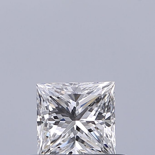 0.4 carat D-VVS2 Natūralus Princess Deimantas (1)