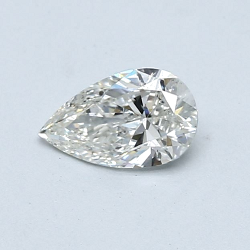 0.5 carat H-SI2 Natūralus Pear Deimantas (1)