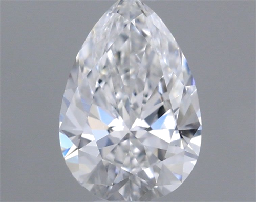 0.31 carat D-VVS2 Natūralus Pear Deimantas (1)