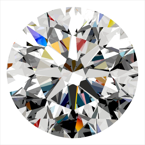 0.4 carat I-SI2 Excellent cut Natūralus Round Deimantas (1)