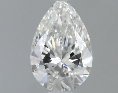 0.32 carat F-VVS2 Natūralus Pear Deimantas (1)