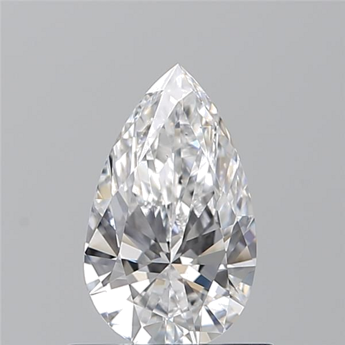 0.7 carat D-VS1 Natūralus Pear Deimantas (1)
