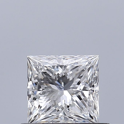 0.5 carat D-VVS1 Natūralus Princess Deimantas (1)