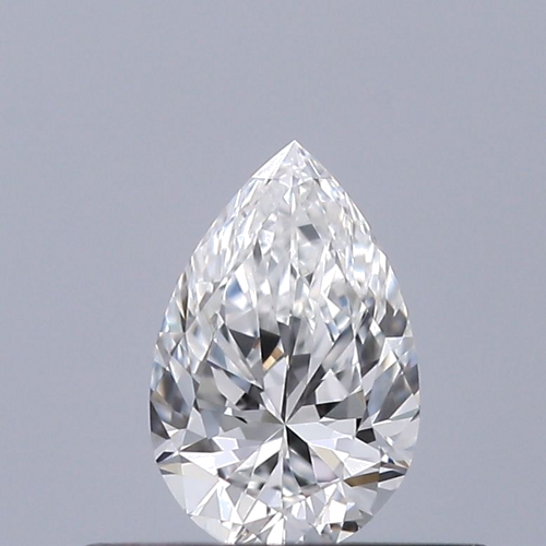 0.3 carat E-VVS1 Natūralus Pear Deimantas (1)