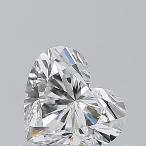 0.53 carat F-VS2 Natūralus Heart Deimantas (1)