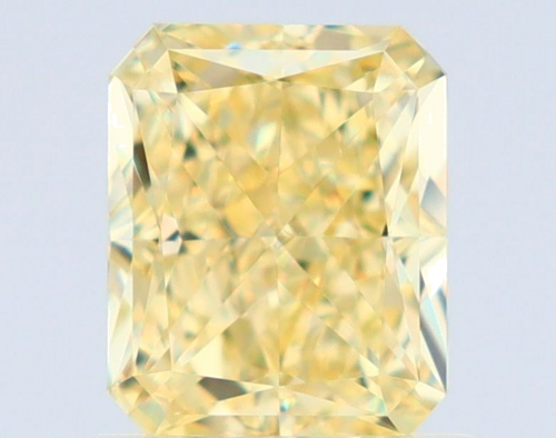 1.01 carat Fancy Yellow-VVS2 Natūralus Radiant Deimantas (1)