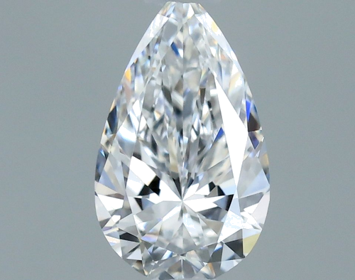 0.3 carat D-VS1 Natūralus Pear Deimantas (1)