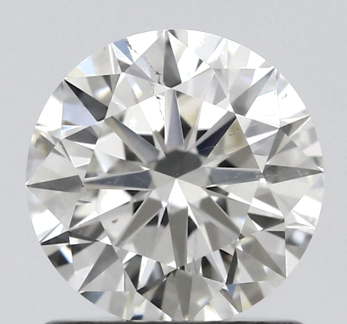 1.01 carat F-SI1 Excellent cut Natūralus Round Deimantas (1)