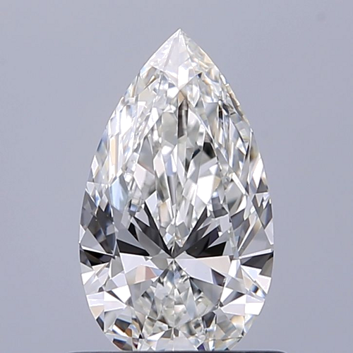 0.66 carat G-VVS1 Natūralus Pear Deimantas (1)
