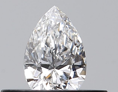 0.27 carat D-VS1 Natūralus Pear Deimantas (1)