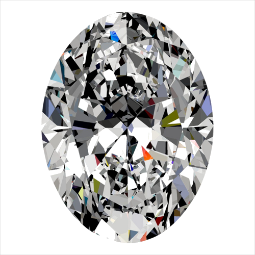 0.3 carat D-VVS1 Natūralus Oval Deimantas (1)