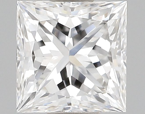 0.3 carat E-VS2 Natūralus Princess Deimantas (1)